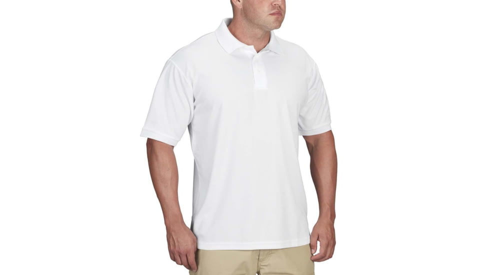 Propper Uniform Short Sleeve Polo - Mens, White, L, F53554C100L