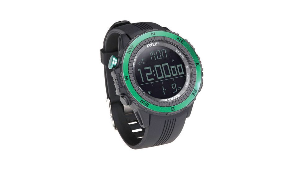 Pyle Multifunction Active Sports Watch, Green PSWWM82GN