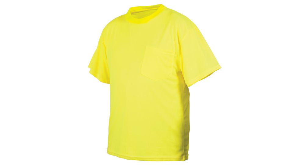 Lumen X T-Shirt, No Reflective Tape, Hi-Vis Lime, Large
