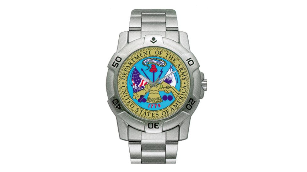 RAM instrument Chrome Military Watch V1P03 US Army