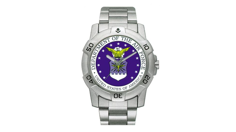 RAM instrument Chrome Military Watch V1P06 US Air Force