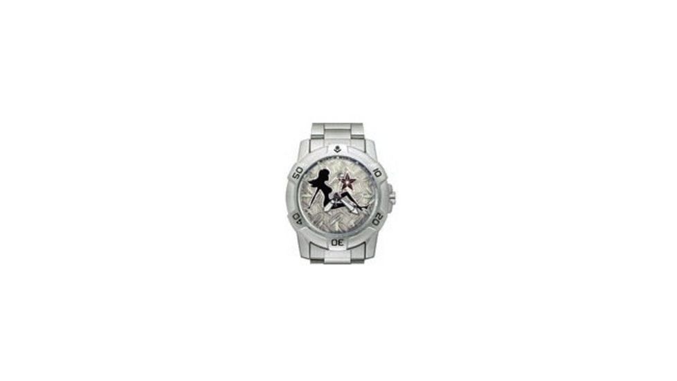 RAM Instrument V1D5007 Chrome Biker Watch Mudflap Chick