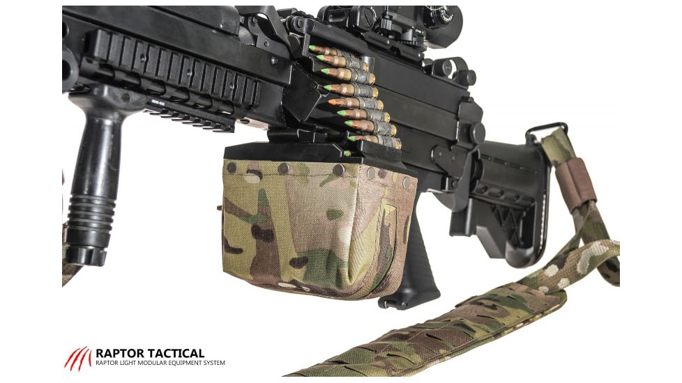 Raptor Tactical SAW M249 Nutsack Ammunition Pouch, Multicam, 100 rounds, RT-M249-MC