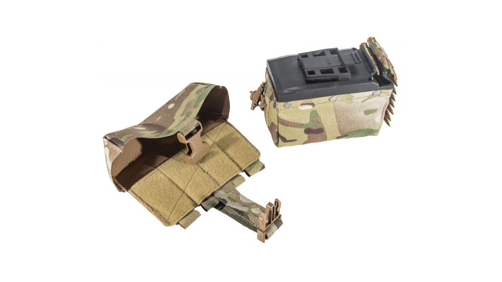 Raptor Tactical SAW M249 Nutsack Ammunition Pouch, Multicam, 100 rounds, RT-M249-MC