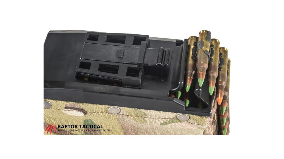 Raptor Tactical SAW M249 Nutsack Ammunition Pouch, Multicam, 100 rounds, RT-M249-MC