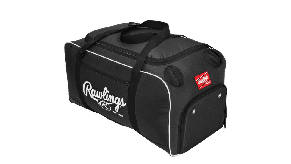 Rawlings Covert Baseball or Softball Bat Duffel Bag, Black 1007658