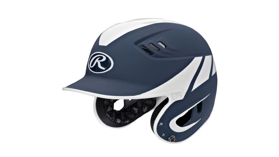 Rawlings Velo Series Senior 2-Tone Away Batting Helmet, Navy 1007747