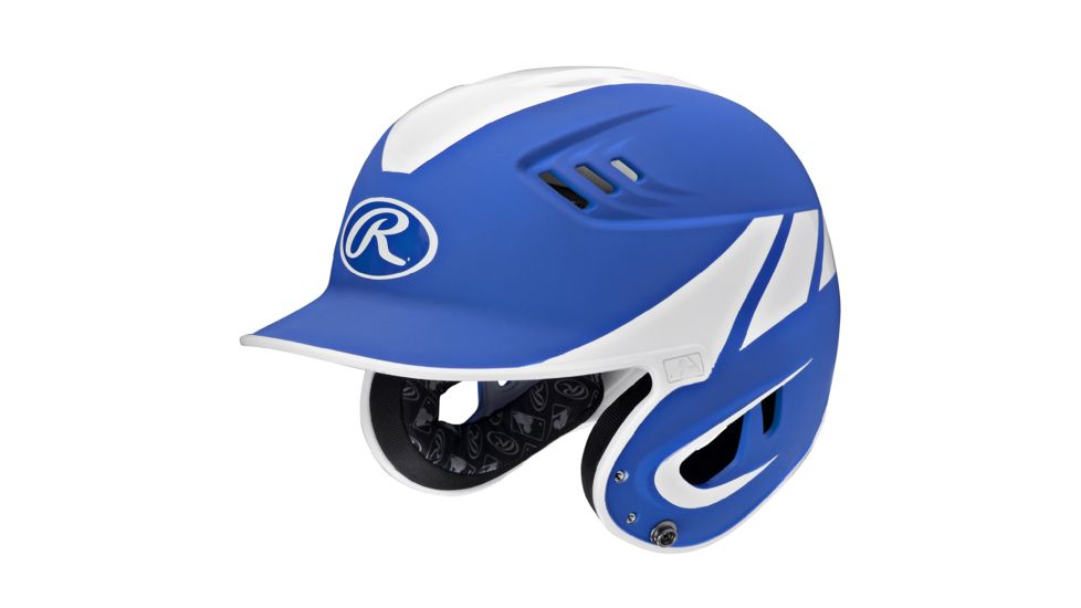 Rawlings Velo Series Senior 2-Tone Away Batting Helmet, Blue 1007748
