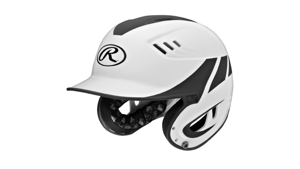 Rawlings Velo Series Senior 2-Tone Home Batting Helmet, Black 1007762