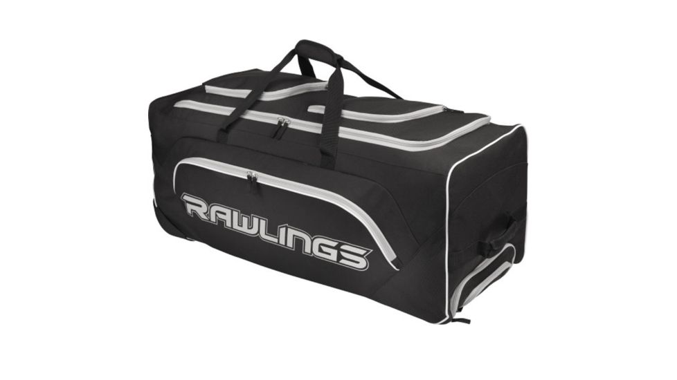 Rawlings Wheeled Catchers Bag, Black 1005874