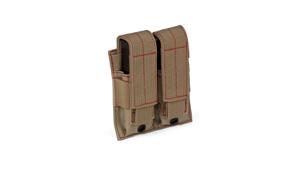 Red Rock Outdoor Gear mavriK Double Pistol Mag Pouch - Aluminum, One-Size 82-536AL