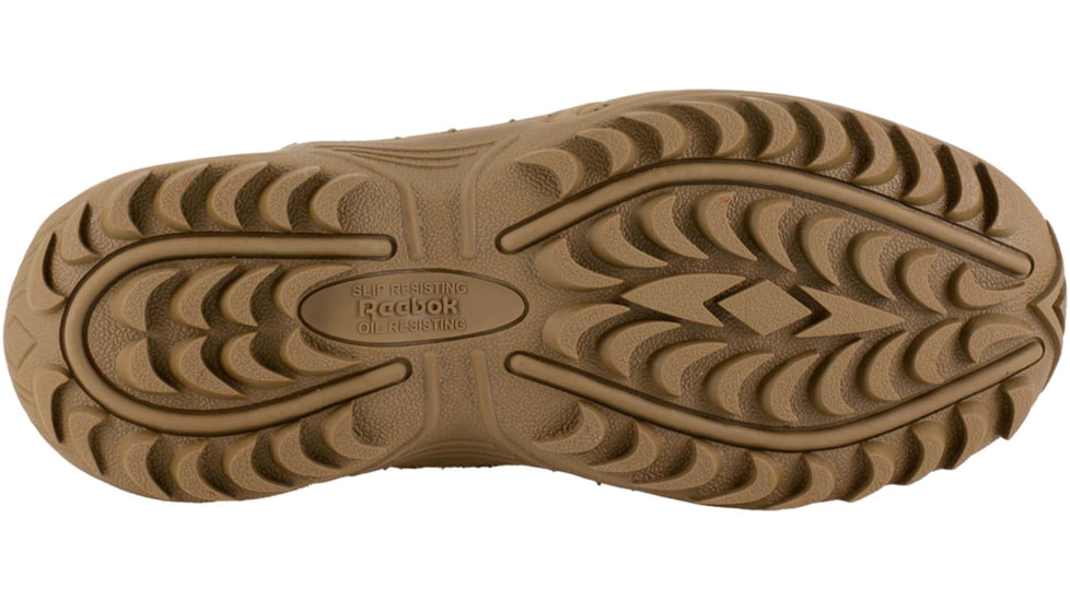 Reebok Mens Rapid Response RB Stealth 8in Boot w/Side Zipper, Coyote, 5.5, RB8850-COYOTE-5.5-MENS-M