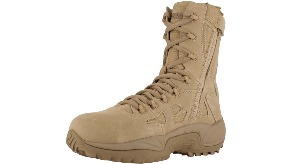Reebok Rapid Response RB Wos 8in. Military Boot, Tan, 8.5 RB894-TN-8.5-WOMEN-M