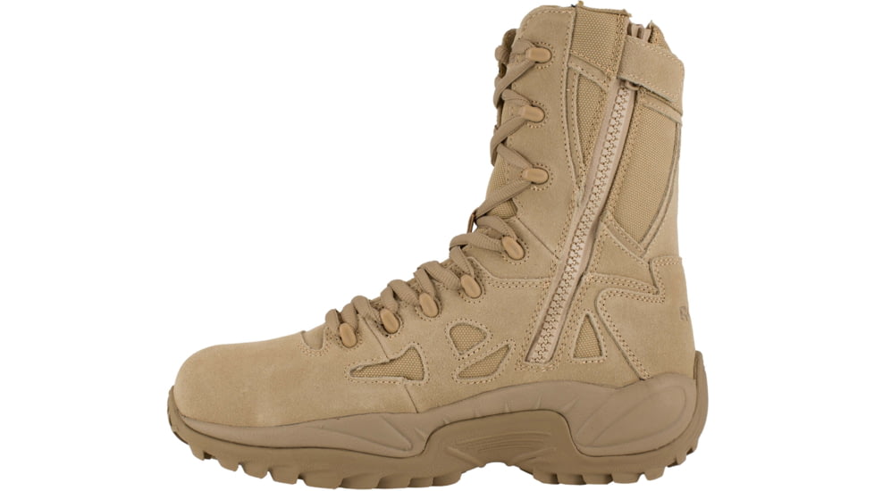 Reebok Rapid Response RB Wos 8in. Military Boot, Tan, 8.5 RB894-TN-8.5-WOMEN-M
