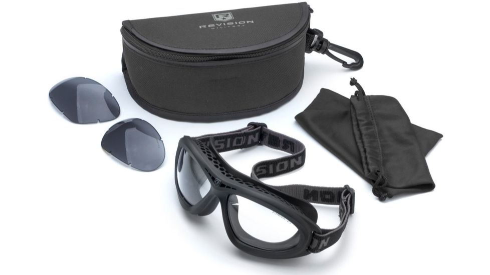 Revision Eyewear Bullet Ant Tactical Clear Neutral-Gray Goggles Essential Kit