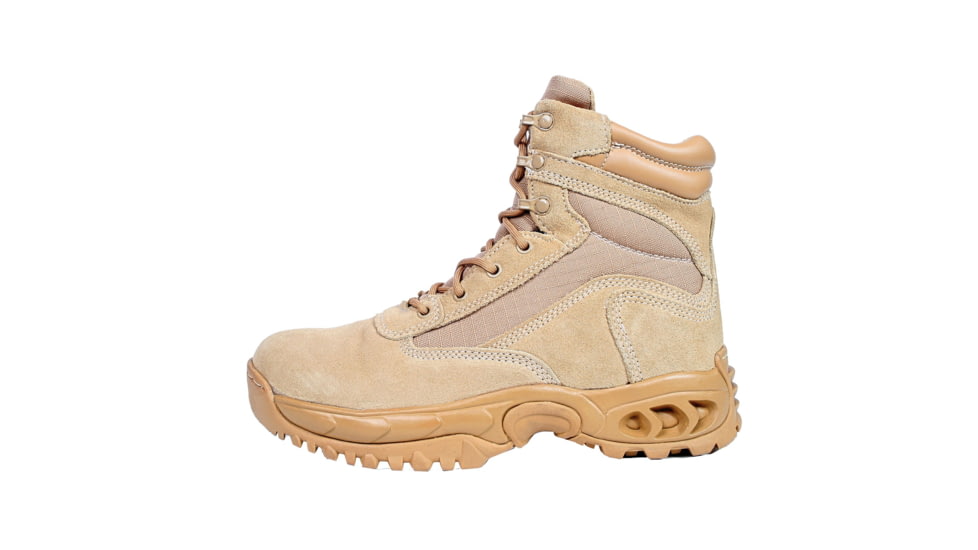 Ridge Footwear Air-Tac 3003Z Desert Storm Zipper Quarter Tactical Boots, Mens, 7in Height, Regular, Desert Tan, 6.5 US, 3003Z-S6.5