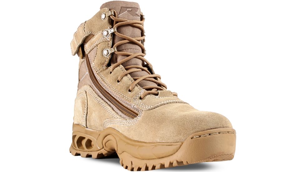 Ridge Outdoors 3003Z Desert Storm Zipper Quarter Boot, Sand, 10W 3003Z10.0W