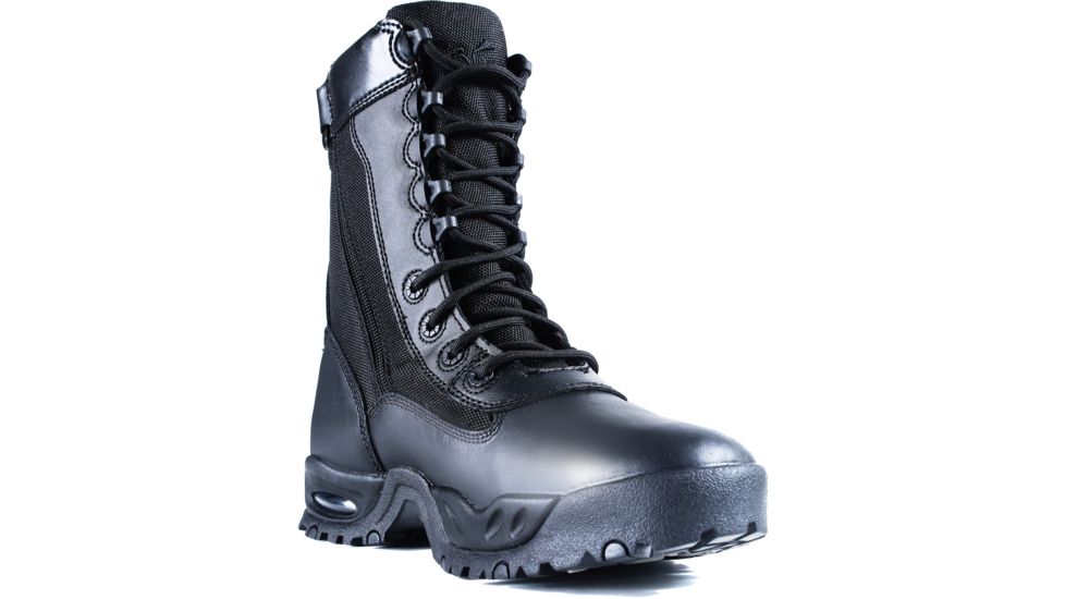 Ridge Outdoors 8006ST AIR-TAC Zipper Steel Toe Boot, Black, 7.5W 8006ST7.5W