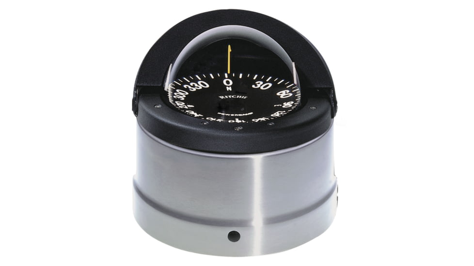 Ritchie DNP-200 Navigator Compass - Binnacle Mount - Polished Stainless Steel/Black 10377