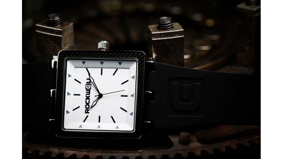 Rockwell Time CF Black Case/White Dial Mens Watch CF122