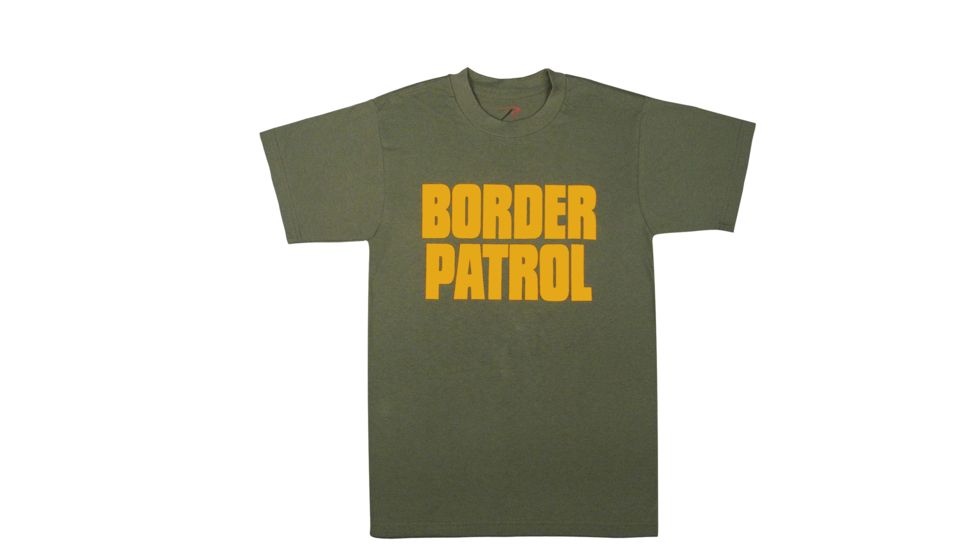 Rothco 2-Sided Border Patrol T-Shirt, Small, 60468-S