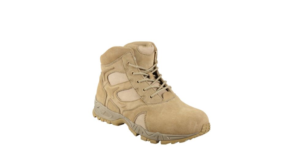 Rothco 6 Inch Forced Entry Desert Tan Deployment Boot, 7, Regular, 5368-7-Regular