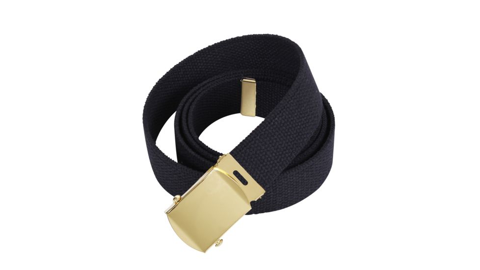 Rothco 44 Inch Military Web Belts, Gold, Black, 4177-Gold-Black