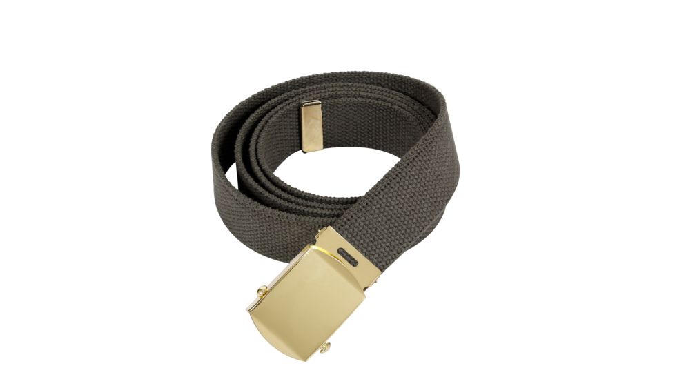 Rothco 44 Inch Military Web Belts, Gold, Olive Drab, 4177-Gold-OliveDrab
