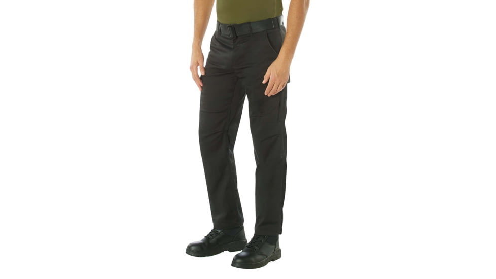 Rothco Active Flex BDU Cargo Pants - Mens, Black, 28 Waist, 34 Inseam, 62075-Black-28Wx34L