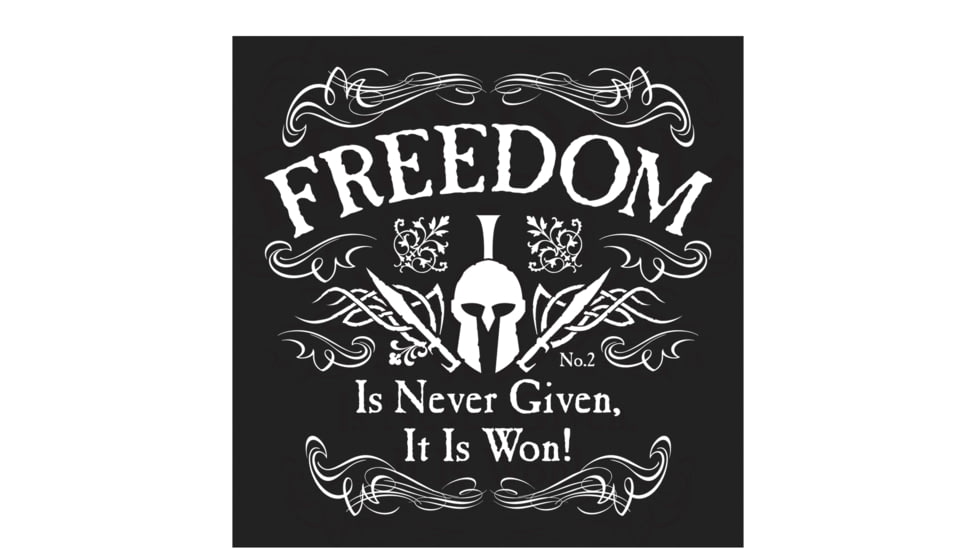 Rothco Athletic Fit Freedom T-Shirt, Mens, Black, Small, 1187-870