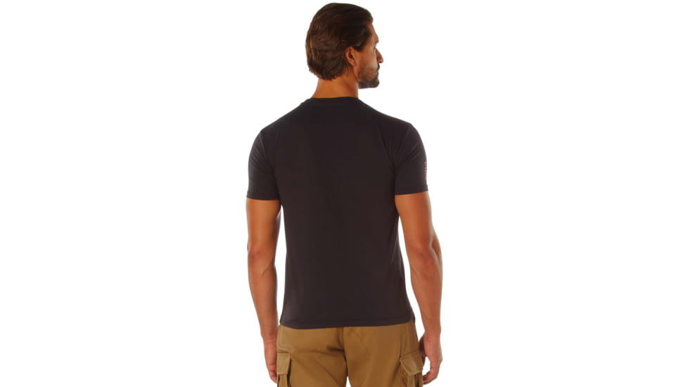Rothco Athletic Fit R.E.D. / Remember Everyone Deployed T-Shirt - Mens, Black, Medium, 1847-Black-M