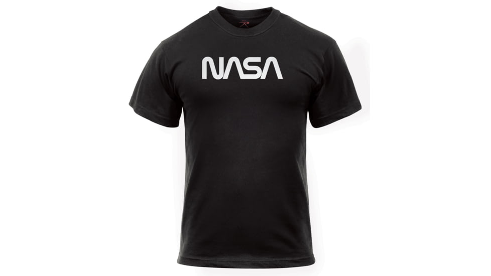 Rothco Authentic NASA Worm Logo T-Shirt - Mens, Black, 2XL, 2145-2XL