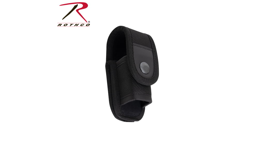 Rothco Enhanced Universal Flashlight Holder, Black, 2039