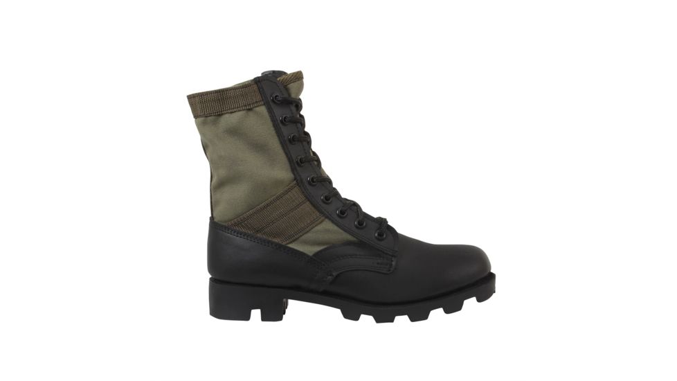 Rothco Classic Military Jungle Boots, Olive Drab, 14, Regular, 5080-OliveDrab-14-Regular
