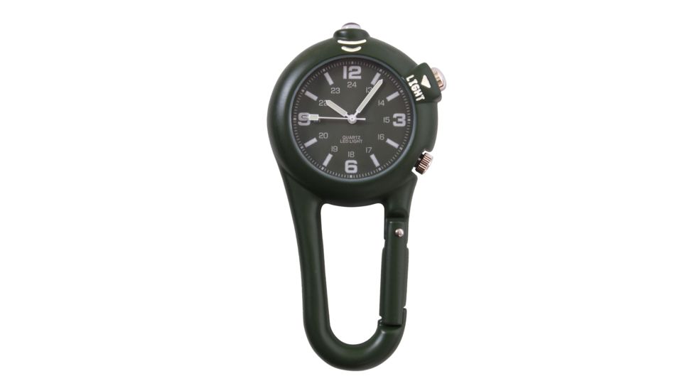 Rothco Clip Watch w/ LED Light, Olive Drab, 4500-OliveDrab