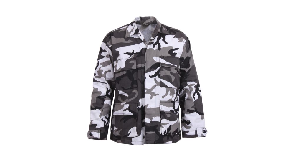 Rothco Color Camo BDU Shirt, City Camo, Small, 8881-CityCamo-S