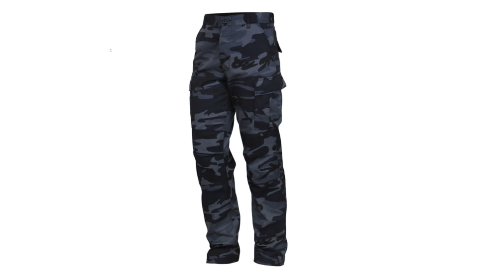 Rothco Color Camo Tactical BDU Pants - Mens, Small, Midnight Blue Camo, 4712-MidnightBlueCamo-S27-31Waist