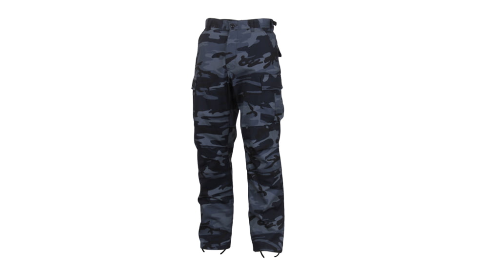 Rothco Color Camo Tactical BDU Pants - Mens, Small, Midnight Blue Camo, 4712-MidnightBlueCamo-S27-31Waist