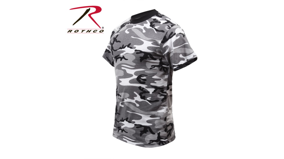 Rothco Camo T-Shirts, 6-Color Desert Camo, M, 6767-6-ColorDesertCamo-M
