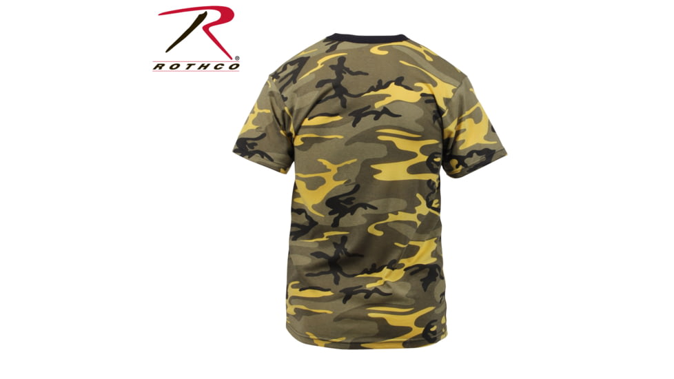 Rothco Camo T-Shirts, 6-Color Desert Camo, M, 6767-6-ColorDesertCamo-M
