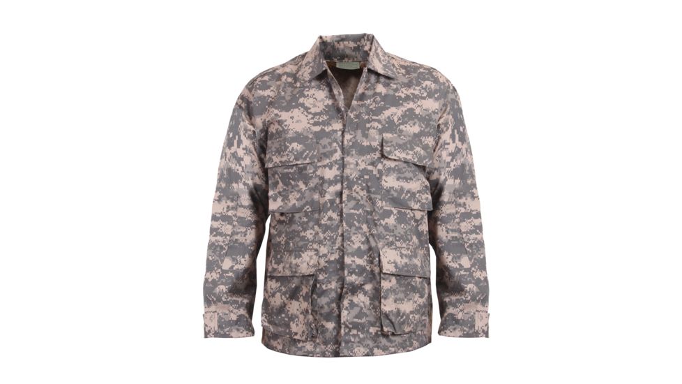 Rothco Digital Camo BDU Shirts, ACU Digital Camo, 2XL, 8696-ACUDigitalCamo-2XL