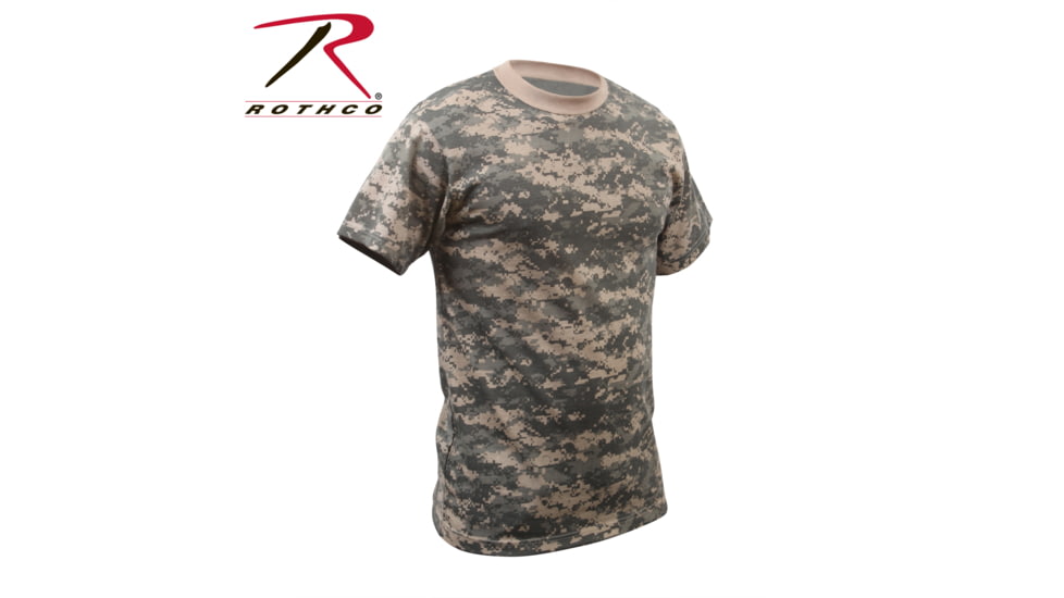 Rothco Digital Camo T-Shirt 5212, S, Heritage Walnut, 61800-HeritageWalnut-S