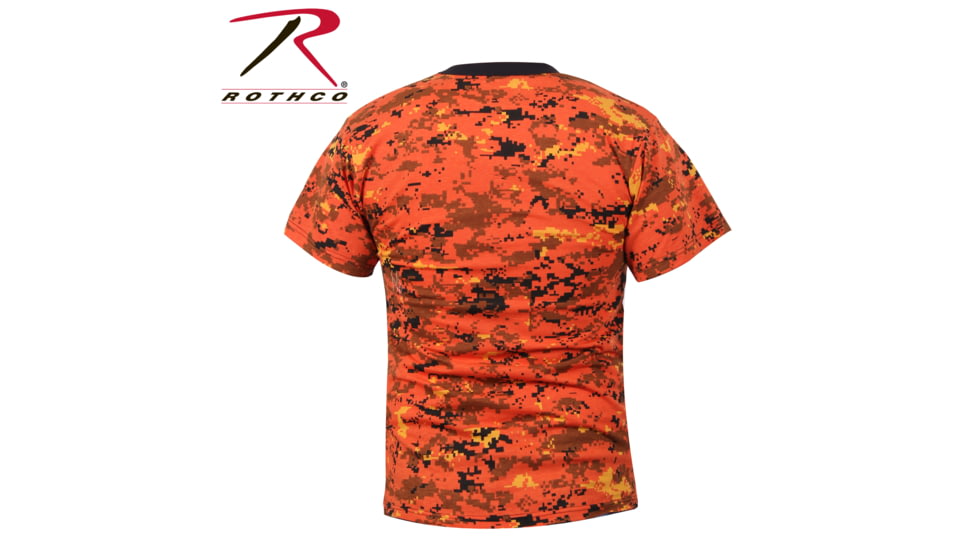 Rothco Digital Camo T-Shirt 5212, S, Heritage Walnut, 61800-HeritageWalnut-S