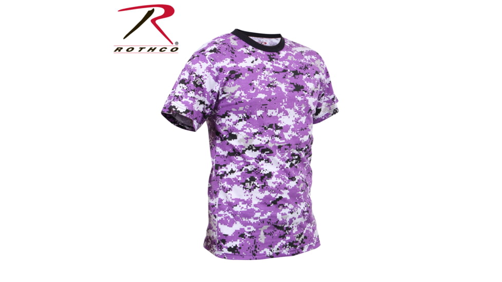 Rothco Digital Camo T-Shirt 5212, S, Heritage Walnut, 61800-HeritageWalnut-S