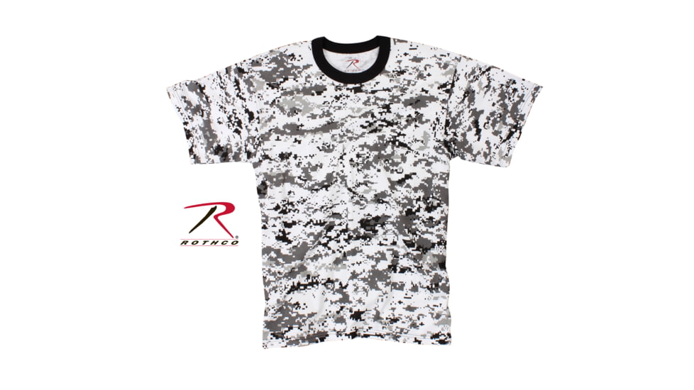 Rothco Digital Camo T-Shirt 5212, S, Heritage Walnut, 61800-HeritageWalnut-S
