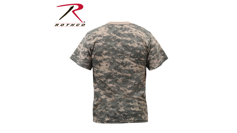 Rothco Digital Camo T-Shirt 5212, S, Heritage Walnut, 61800-HeritageWalnut-S