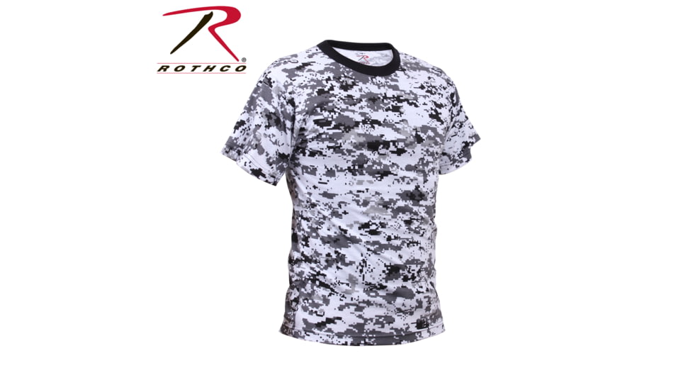 Rothco Digital Camo T-Shirt 5212, S, Heritage Walnut, 61800-HeritageWalnut-S