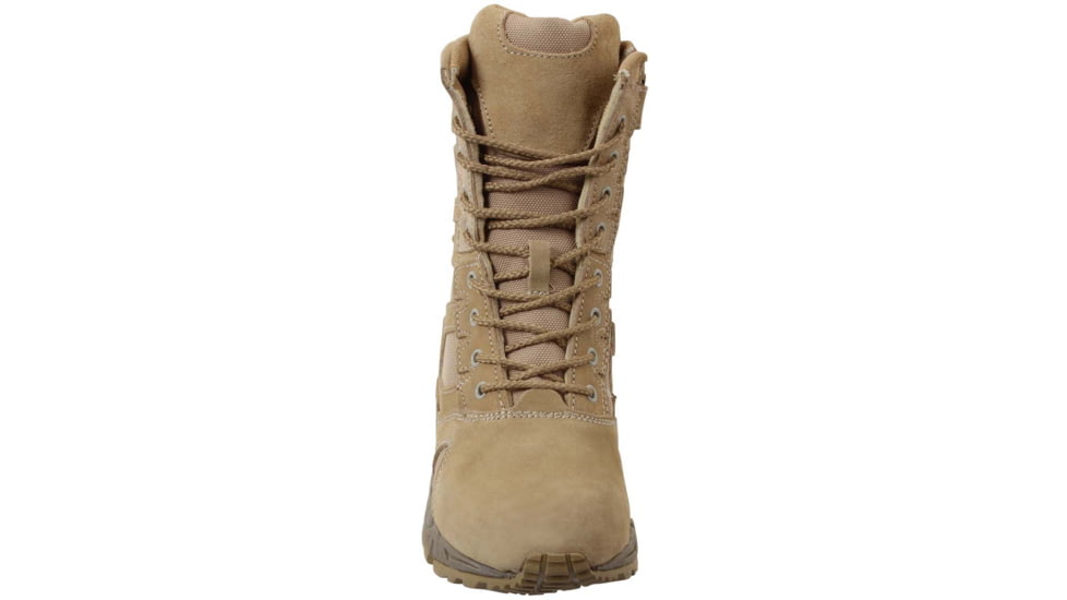 Rothco Forced Entry 8in Deployment Boots w/Side Zipper, Tan, 6.5 US, Regular, 5357-Tan-6.5-Regular