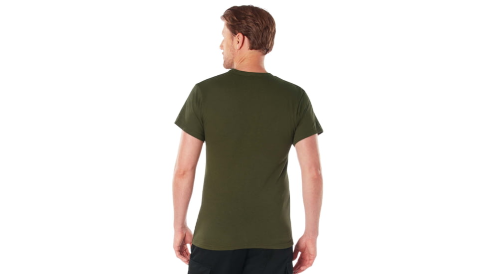 Rothco Freedom Isnt Free Flag T-Shirt - Mens, Olive Drab, Small, 27080-OliveDrab-S