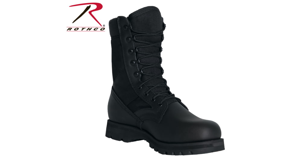 Rothco G.I. Type Sierra Sole Tactical Boots, Black, 10, Wide, 5975-Black-10-Wide